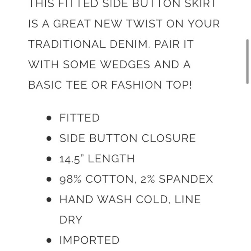 NWT Altar’d State Fitted Mini Skirt - Picture 5 of 5